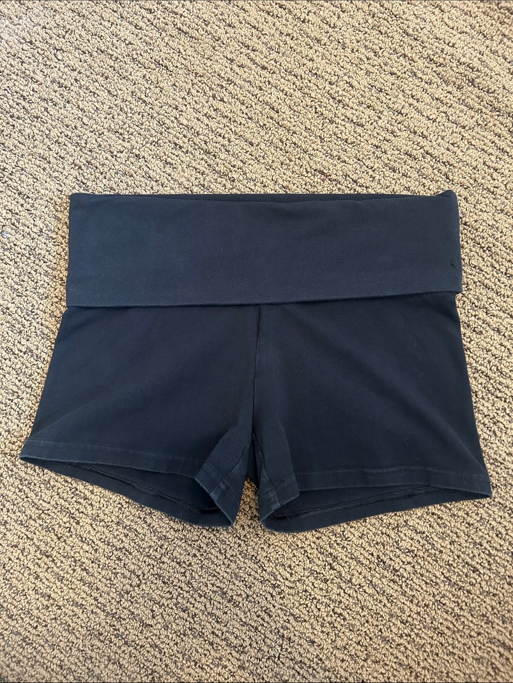 TNA black fold over shorts